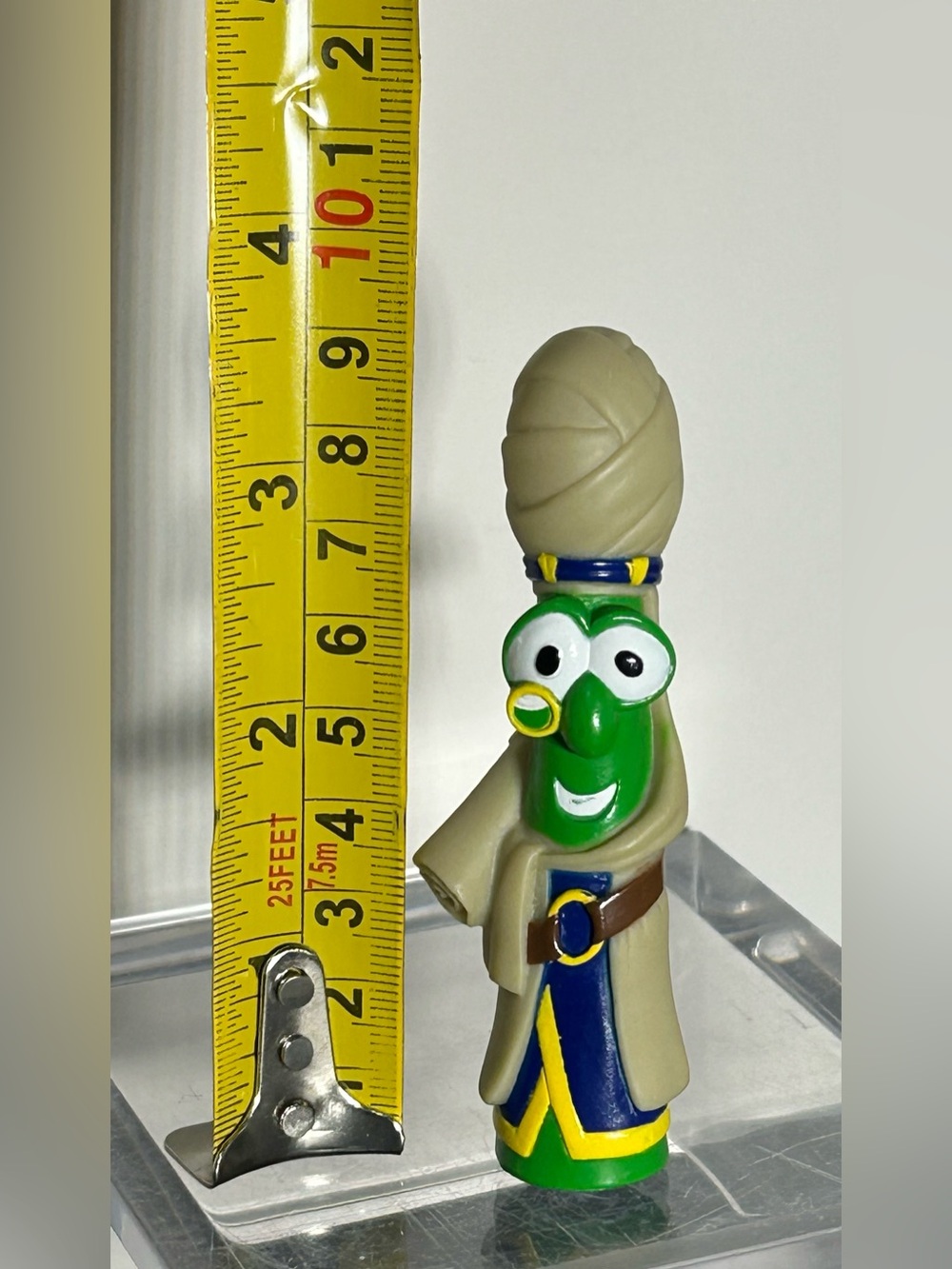 Big Idea PVC figure of Archibald Asparagus from Jonah: A VeggieTales Movie.